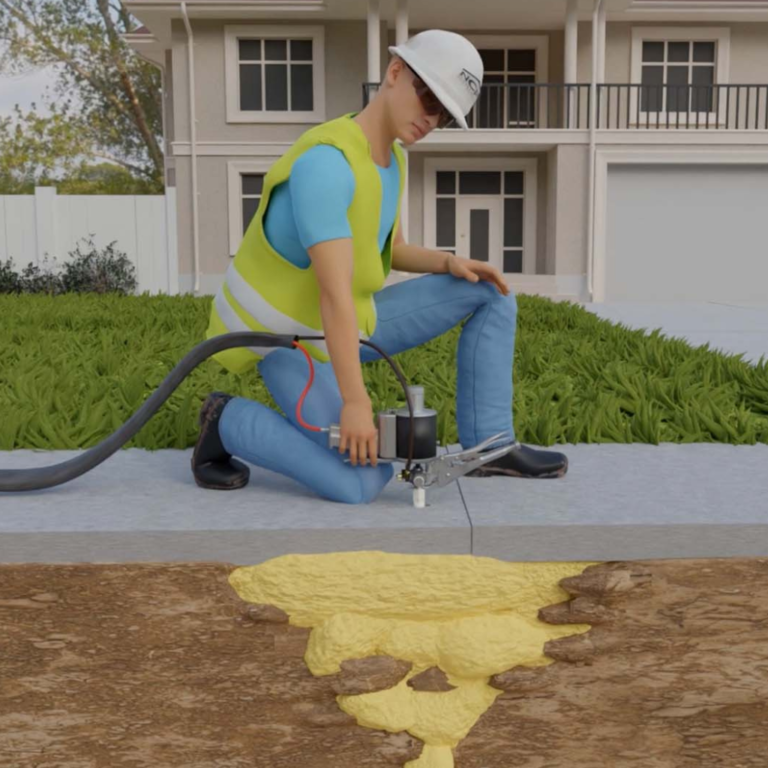Polyurethane Foam Jacking A NonDisruptive Concrete Raising Solution