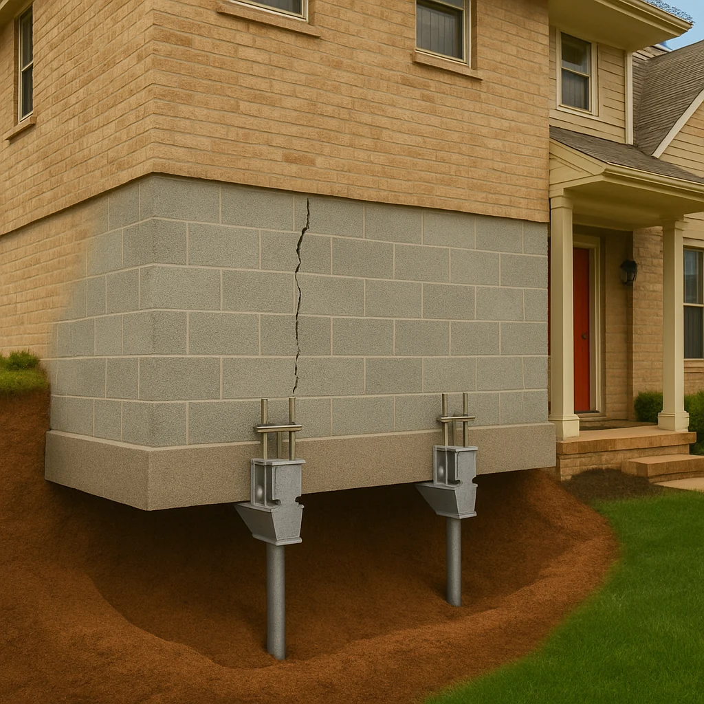 Steel Push Piers Steel Push Piers