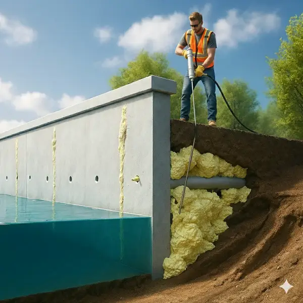 Polyurethane Seawall Repair