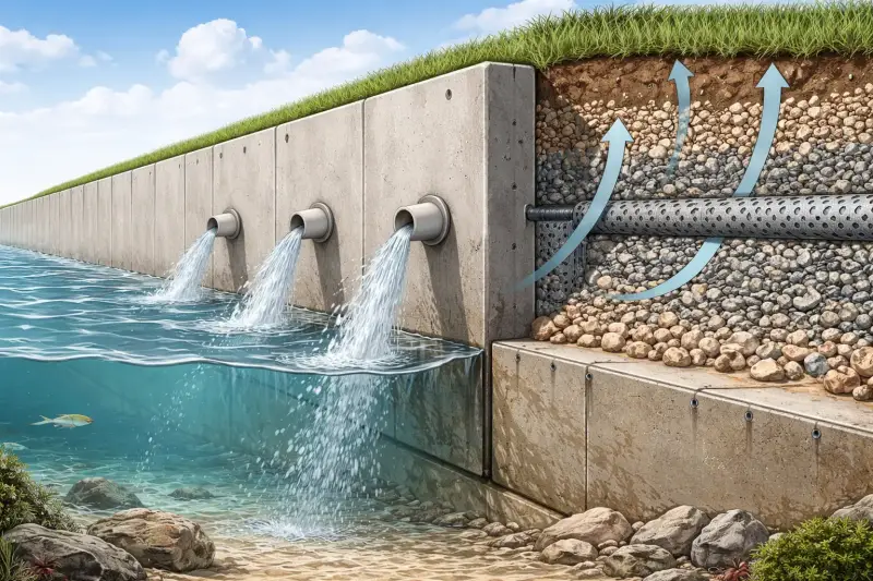 Seawall Drainage Systems Explained