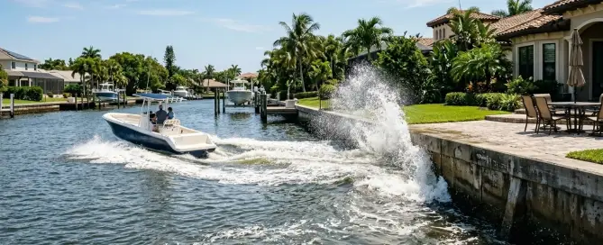 How Boat Traffic Slowly Destroys Seawalls The Hidden Impact of Repeated Wakes